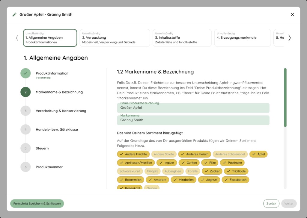 Nearbuy — Structured product data entry