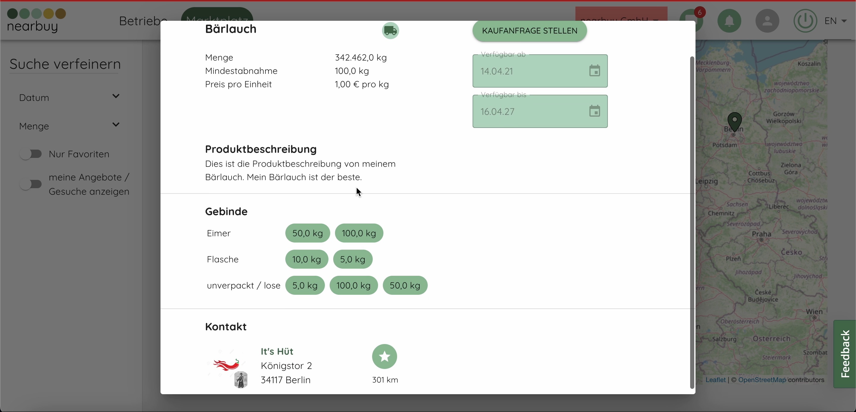 nearbuy — Before and after — offer dialog — before