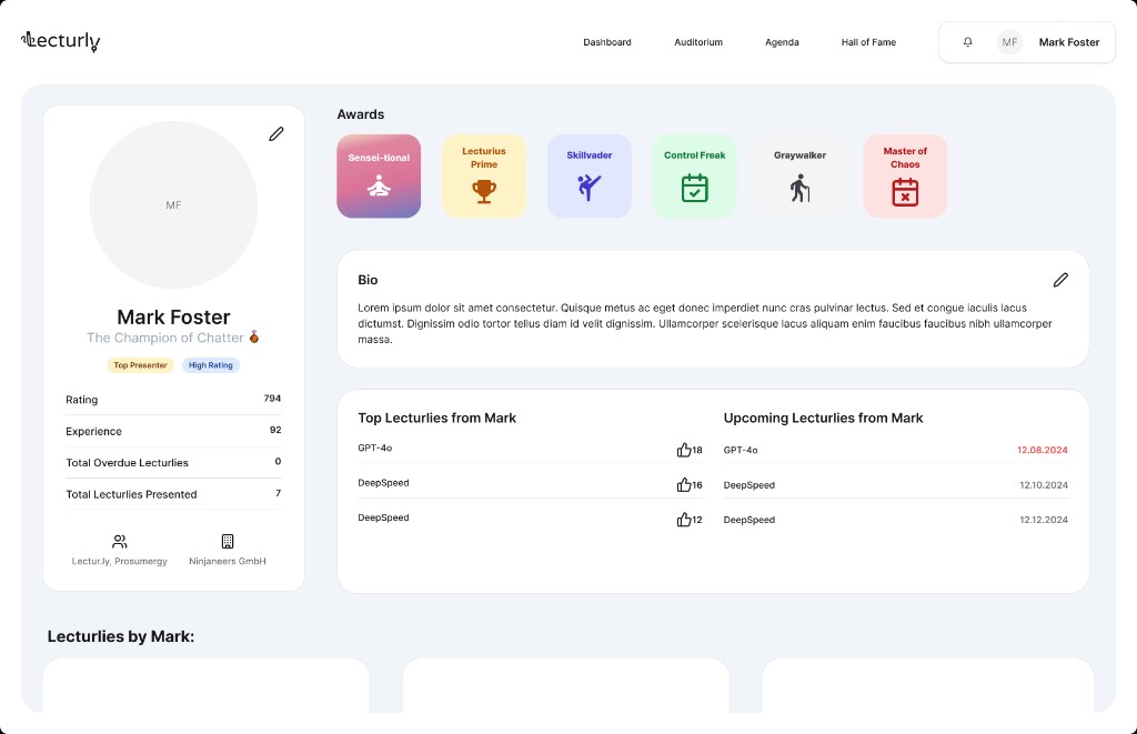 Lectur.ly — Progress you can feel